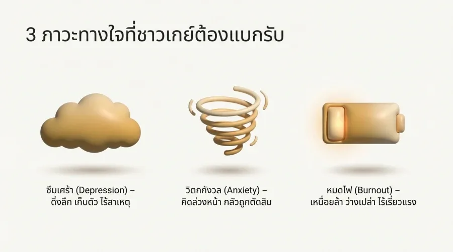 สุขภาพจิตเกย์ เรื่องสำคัญที่ชาว LGBTQ+ ต้องหันมาดูแล